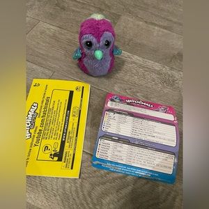 Hatchimal CollEGGtibles purple fushia and teal